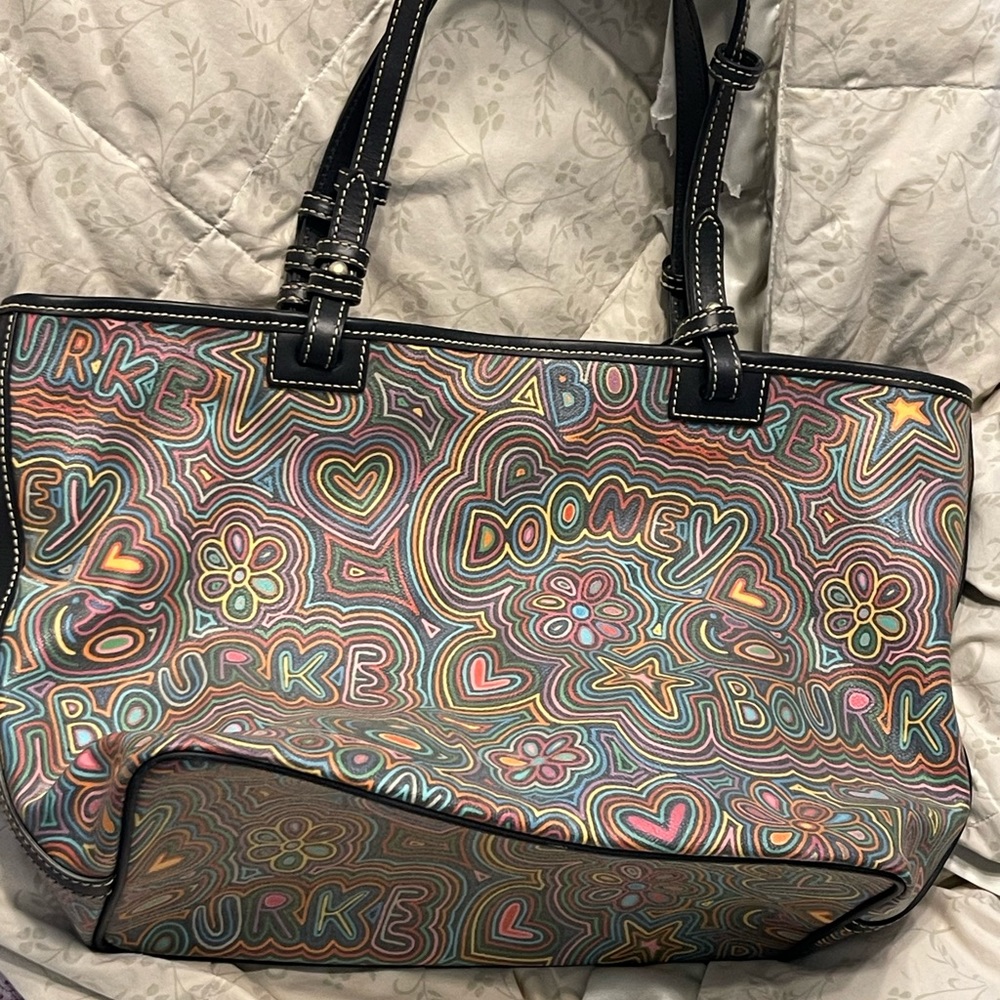 Authentic Dooney & Bourke Graffiti tote.
